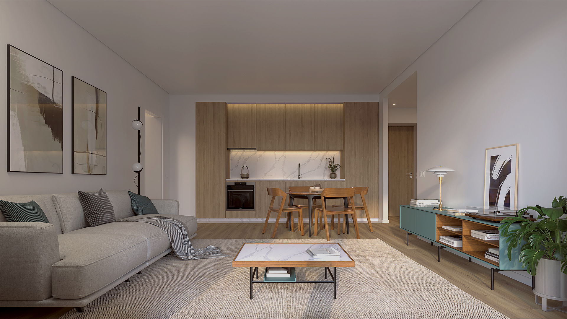 Living Room / Kitchen – T2